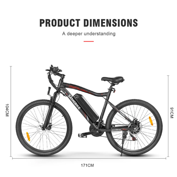 Samebike Elektricni bicikl SY26 II beli - 616332