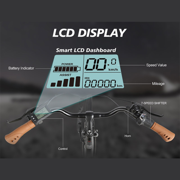 Samebike Elektricni bicikl TDE10L beli - EP3101193