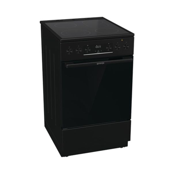 GORENJE Električni staklokeramički crni šporet GEC5C70BPA - 15047-1