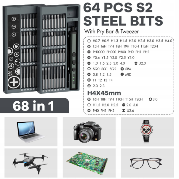 Elektricni srafciger ATTEN AT-68 u 1 Precision - 217343