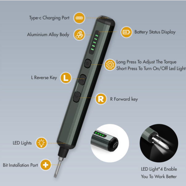 Elektricni srafciger ATTEN AT-68 u 1 Precision - 217343