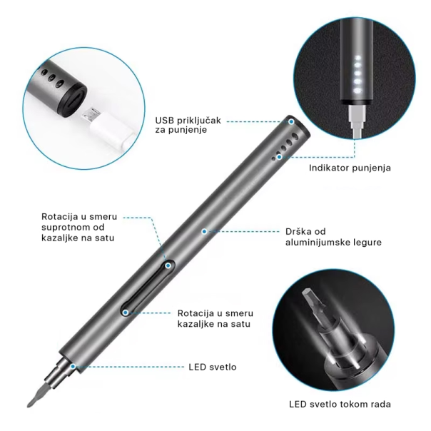 Elektricni srafciger CreationSpace CS0202B - 215777