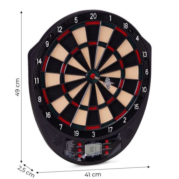 MULTIGARDEN Elektronski pikado 41 cm sa lcd ekranom, 26 igara, set sa 6 pikada - EP2752048