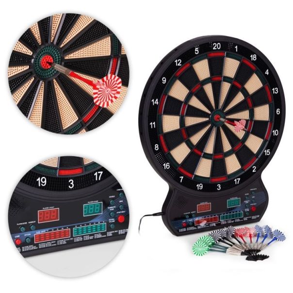 MULTIGARDEN Elektronski pikado 42 cm sa lcd ekranom, 27 igara, set sa 12 pikada - EP2752045