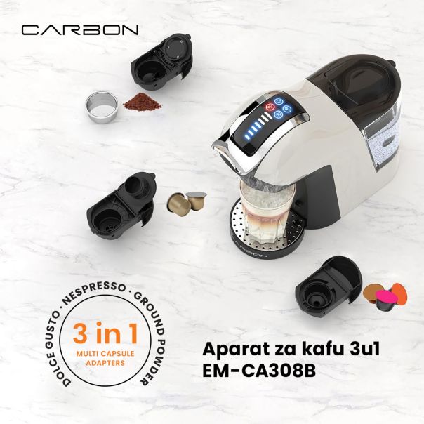 CARBON Aparat za kafu 3u1 EM-CA308B - EP2859225