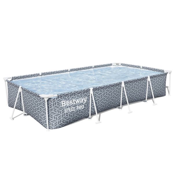 BESTWAY Bazen sa metalnom konstrukcijom i filter pumpom 366x201x66cm Steel pro - 4045-1