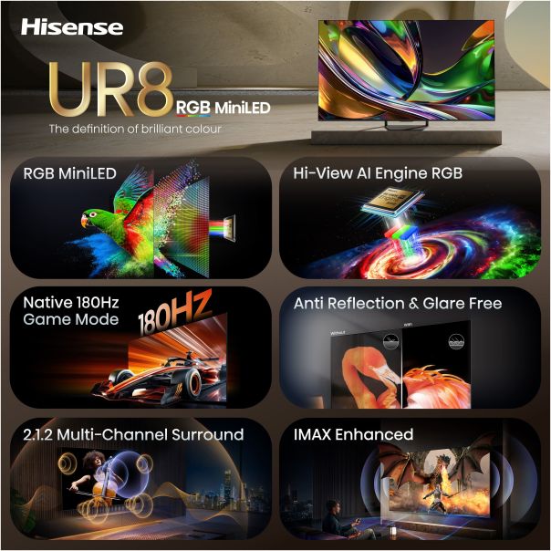 HISENSE Televizor 65UR8S RGB, Ultra HD, Smart - EP3206330