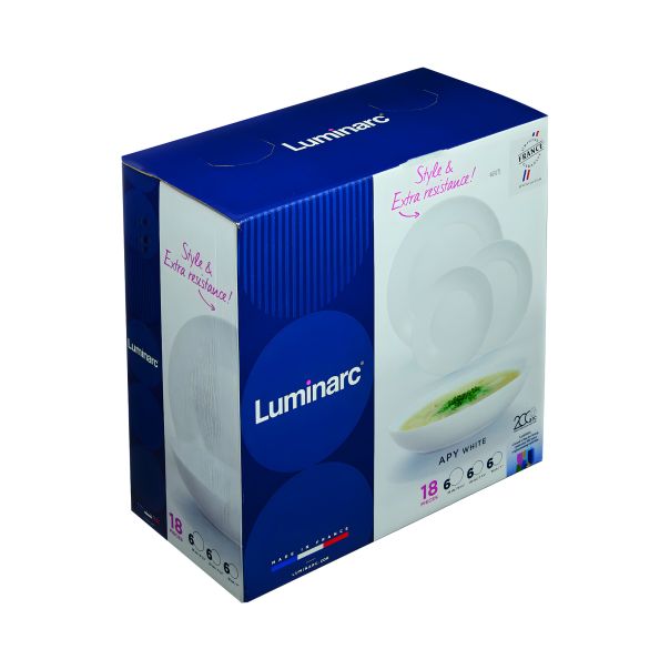 LUMINARC Apy set 18/1 beli - EPV9608-OP