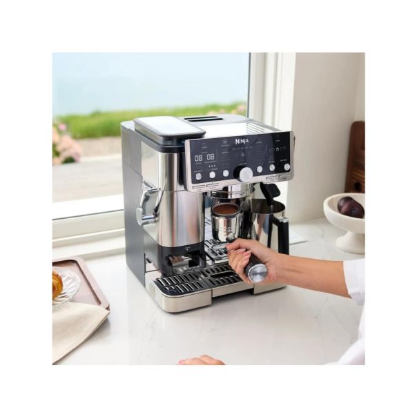 NINJA Aparat za espresso kafu Luxe Pro 3u1 ES701EU, crna-siva - ES701EU