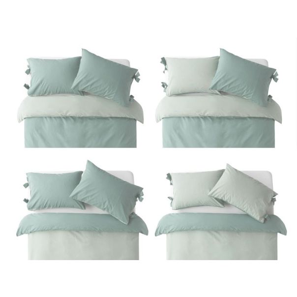DORMEO Essentials set posteljine, mint zelena, 200x200 - EP3021406