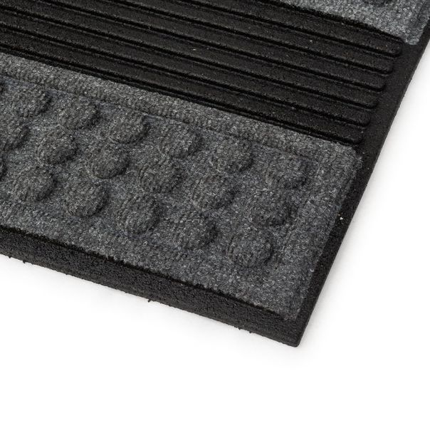 MULTY HOME Otirač sa četkama 45x75cm sivi - EU5000291