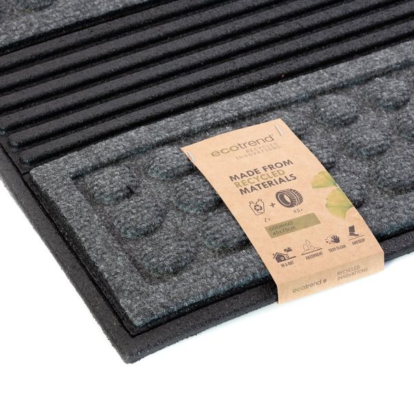 MULTY HOME Otirač sa četkama 45x75cm sivi - EU5000291