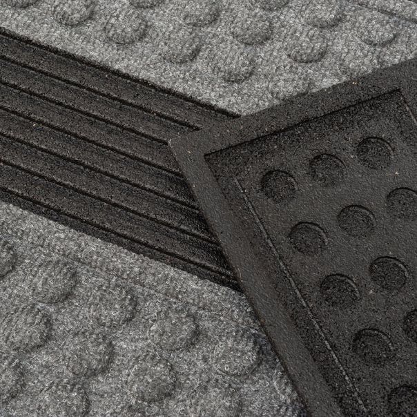 MULTY HOME Otirač sa četkama 45x75cm sivi - EU5000291