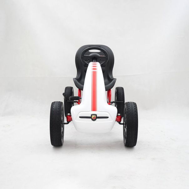 EUROBAJK Dečiji karting na pedale Abarth, bela - 7093-1-1