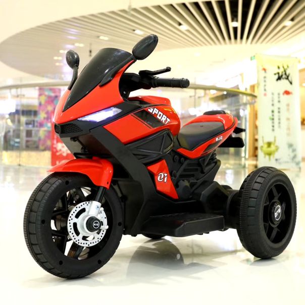 EUROBAJK Dečiji motor na akumulator 6V, crvena - 7279-1