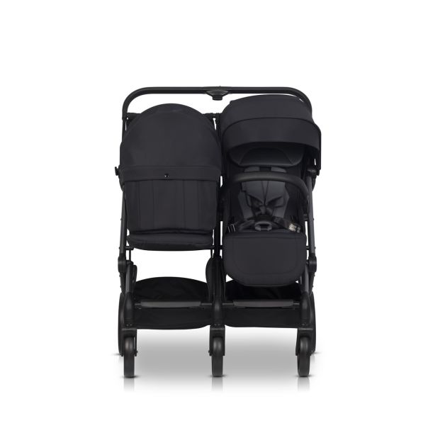 EUROCART Kolica za blizance Easy go echo sage, crna - W-EA-ECHO-EB