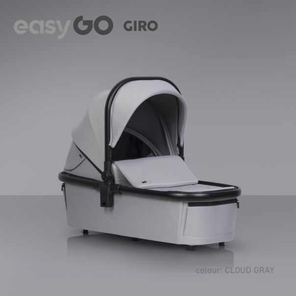 EUROCART Kolica za bebe 2u1 Easy go giro, siva - W-EA-GIRO-CG