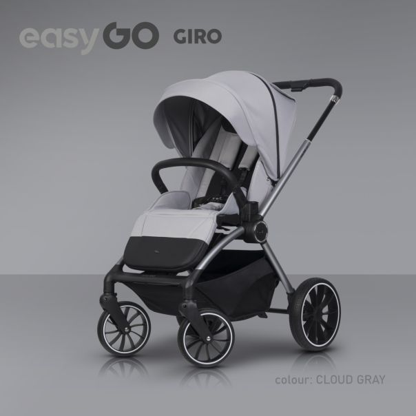 EUROCART Kolica za bebe 2u1 Easy go giro, siva - W-EA-GIRO-CG