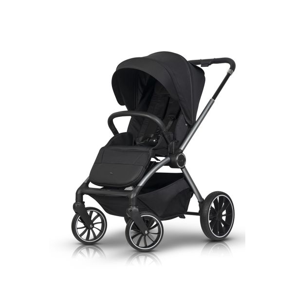 EUROCART Kolica za bebe 2u1 Easy Go Giro Ebony, crna - W-EA-GIRO-EB