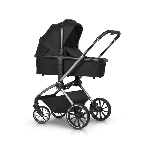EUROCART Kolica za bebe 2u1 Easy Go Giro Ebony, crna - W-EA-GIRO-EB