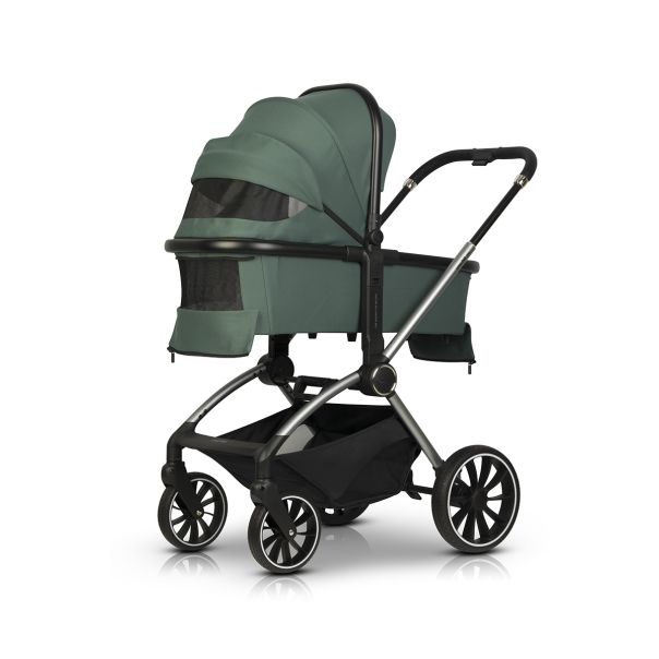 EUROCART Kolica za bebe 2u1 Easy go Giro, zelena - W-EA-GIRO-SG