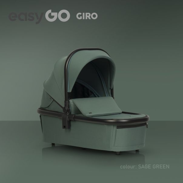 EUROCART Kolica za bebe 2u1 Easy go Giro, zelena - W-EA-GIRO-SG
