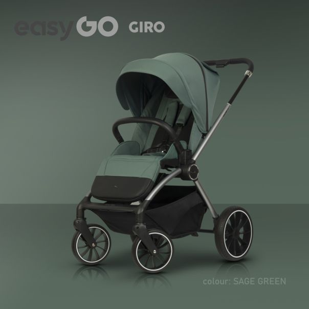 EUROCART Kolica za bebe 2u1 Easy go Giro, zelena - W-EA-GIRO-SG