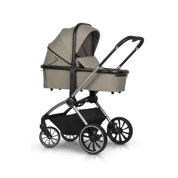EUROCART Kolica za bebe 2u1 Easy Go Giroc Savana, bež - W-EA-GIRO-SB