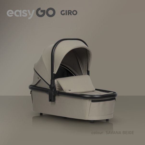 EUROCART Kolica za bebe 2u1 Easy Go Giroc Savana, bež - W-EA-GIRO-SB