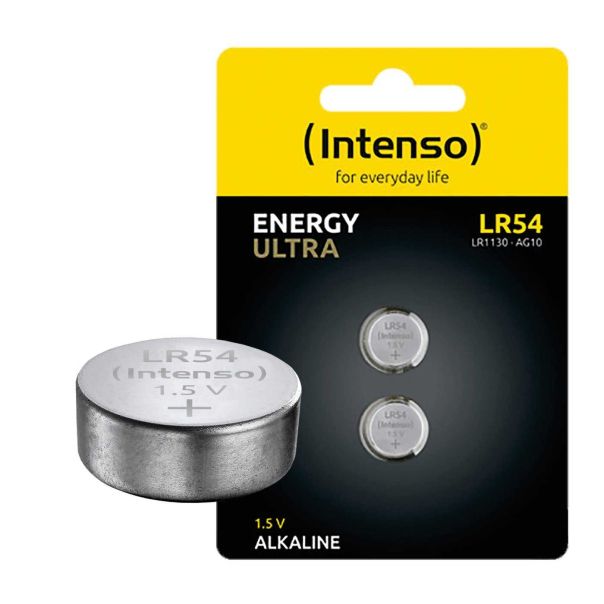 INTENSO Baterija alkalna LR54/2, 1,5V dugmasta, blister 2 kom - 12507