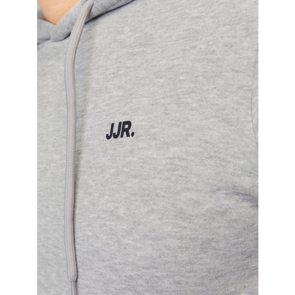 JJ REBEL MUŠKI DUKS SA KAPULJAČOM LOGO SWEAT HOOD SIVI XXL - EP3058752