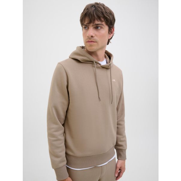 JJ REBEL MUŠKI DUKS SA KAPULJAČOM LOGO SWEAT HOOD BEŽ XL - EP3058785