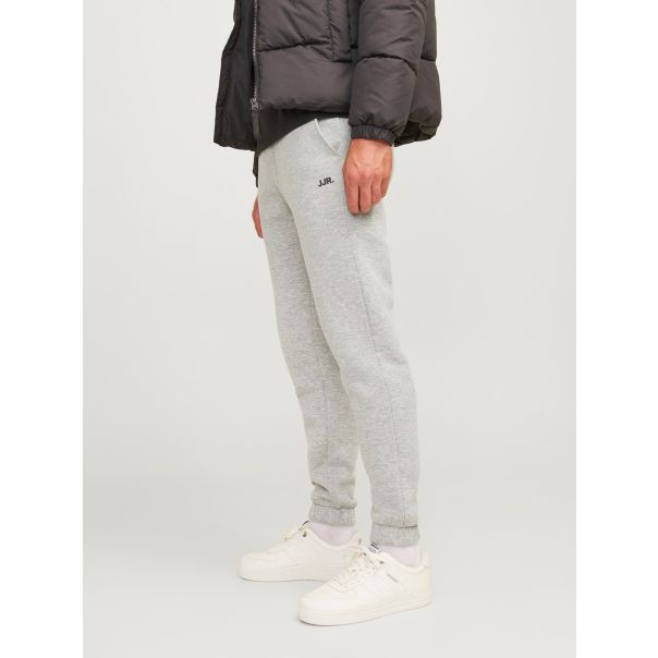 JJ REBEL MUŠKI DONJI DEO TRENERKE LOGO SWEAT PANTS SIVE L - EP3058819