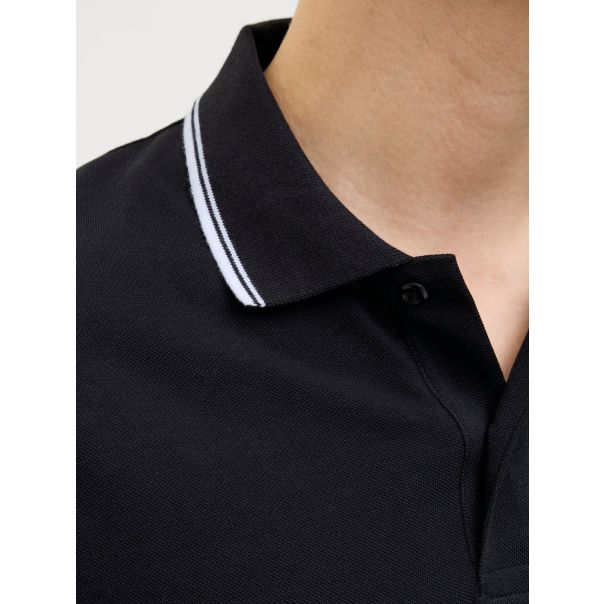 JJ REBEL MUŠKA POLO MAJICA ZELL CRNA XXL - EP3067109