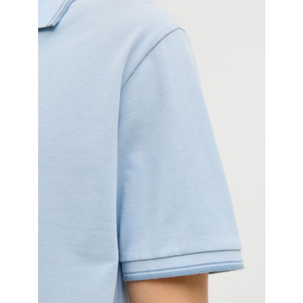 JJ REBEL MUŠKA POLO MAJICA ZELL PLAVA S - EP3067100