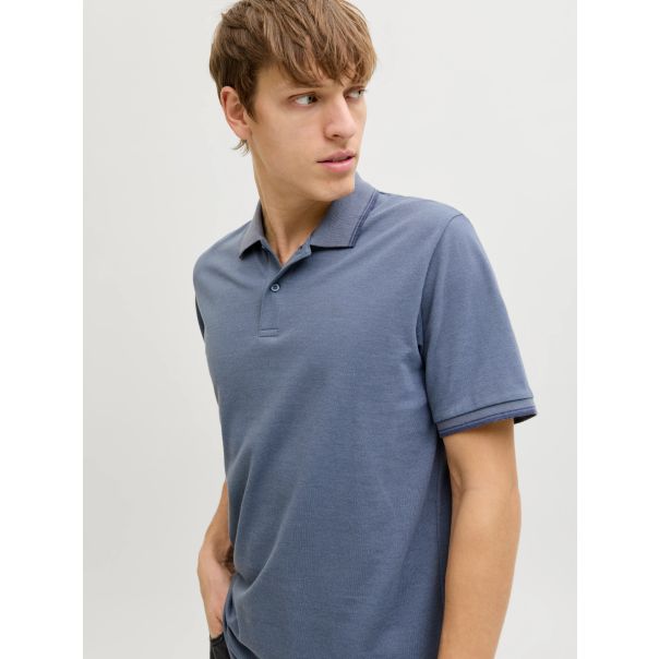 JJ REBEL MUŠKA POLO MAJICA ZELL SIVA XXL - EP3067079