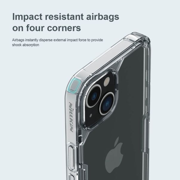 NILLKIN Maska Nature Pro za iPhone 14, bela - F103280