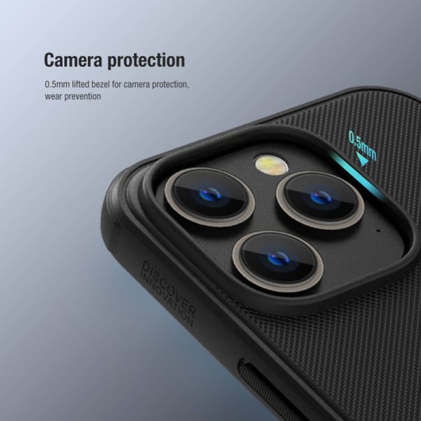 NILLKIN Maska Super Frost Pro za iPhone 14 Pro, crna - F103291