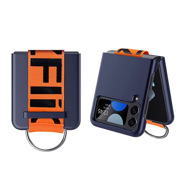 Futrola Ring Wrap za Samsung F721B Galaxy Z Flip 4 5G, plava - F104905