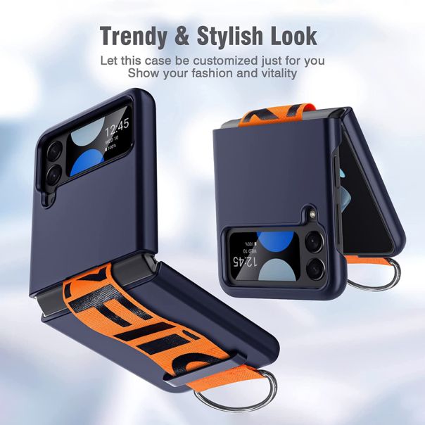 Futrola Ring Wrap za Samsung F721B Galaxy Z Flip 4 5G, plava - F104905