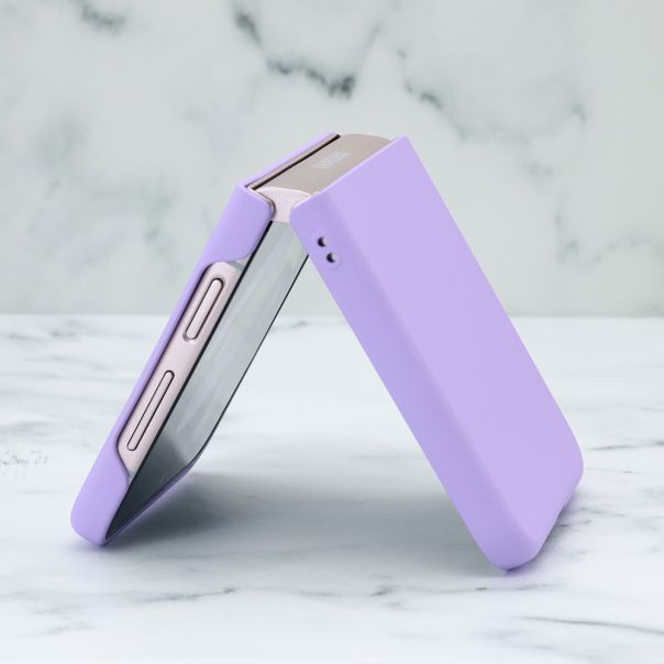 Maska za Samsung F721B Z Flip 4 ljubičasta ELEGANT THIN - EP2913131