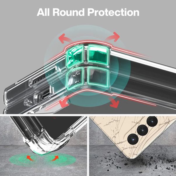 Futrola Flip Safe za Samsung F936B Galaxy Z Fold 4 5G, providna - F104935