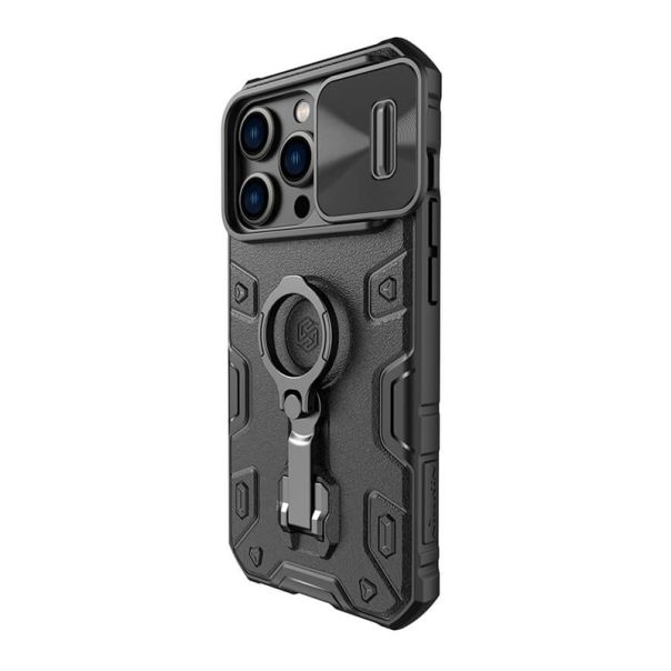 NILLKIN Maska Cam Shield Armor Pro za iPhone 14 Pro, crna - F105467