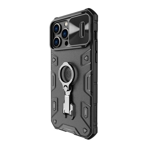 NILLKIN Maska Cam Shield Armor Pro za iPhone 14 Pro Max, crna - F105470