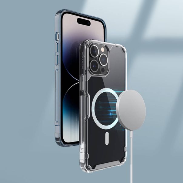 NILLKIN Maska Nature Pro Magnetic za iPhone 14 Pro, providna - F105523