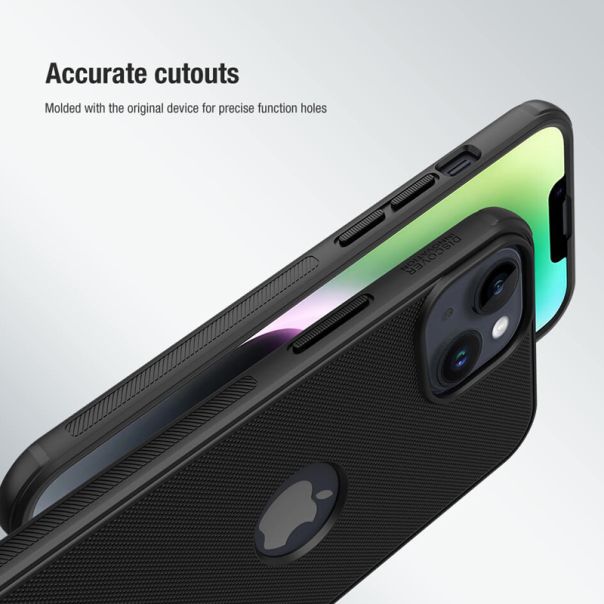 NILLKIN Maska Super Frost Pro za iPhone 14, crna - F105540