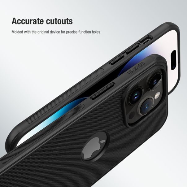 NILLKIN Maska Super Frost Pro za iPhone 14 Pro, crna - F105549