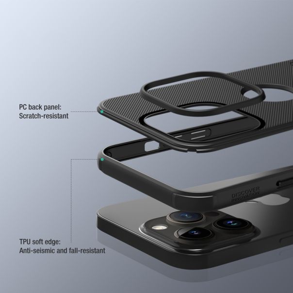 NILLKIN Maska Super Frost Pro za iPhone 14 Pro, ljubičasta - F105551