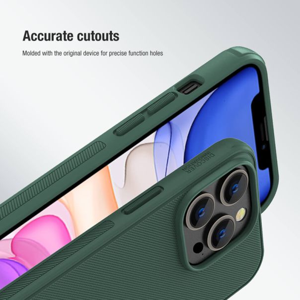 NILLKIN Maska Super Frost Pro za iPhone 14 Pro, zelena - F105553