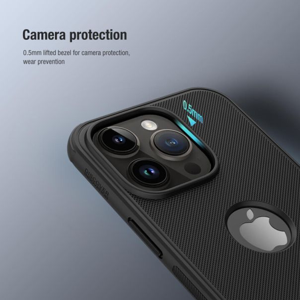 NILLKIN Maska Super Frost Pro za iPhone 14 Pro Max, crna - F105554